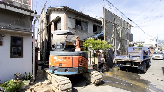 八尾市I様邸解体工事