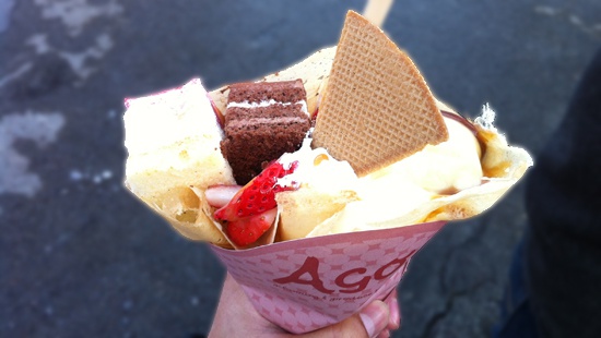 めいほうスキー場AGOクレープのビッグワン