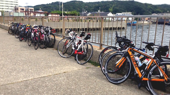 福良港ロードバイク