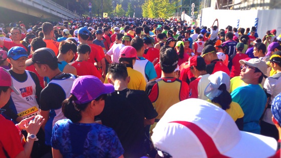 大阪マラソン2014スタート