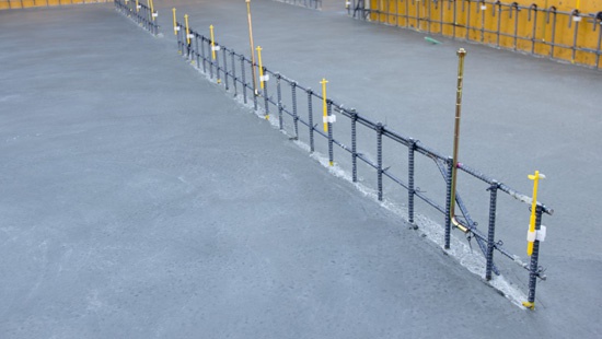 ベタ基礎立上り配筋