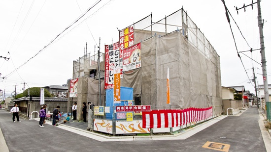 八尾市二世帯住宅構造見学会