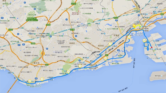 kobemarathonroute