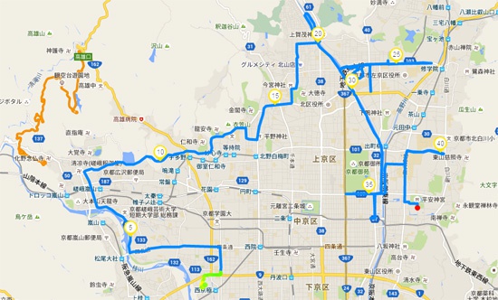 京都マラソンコース